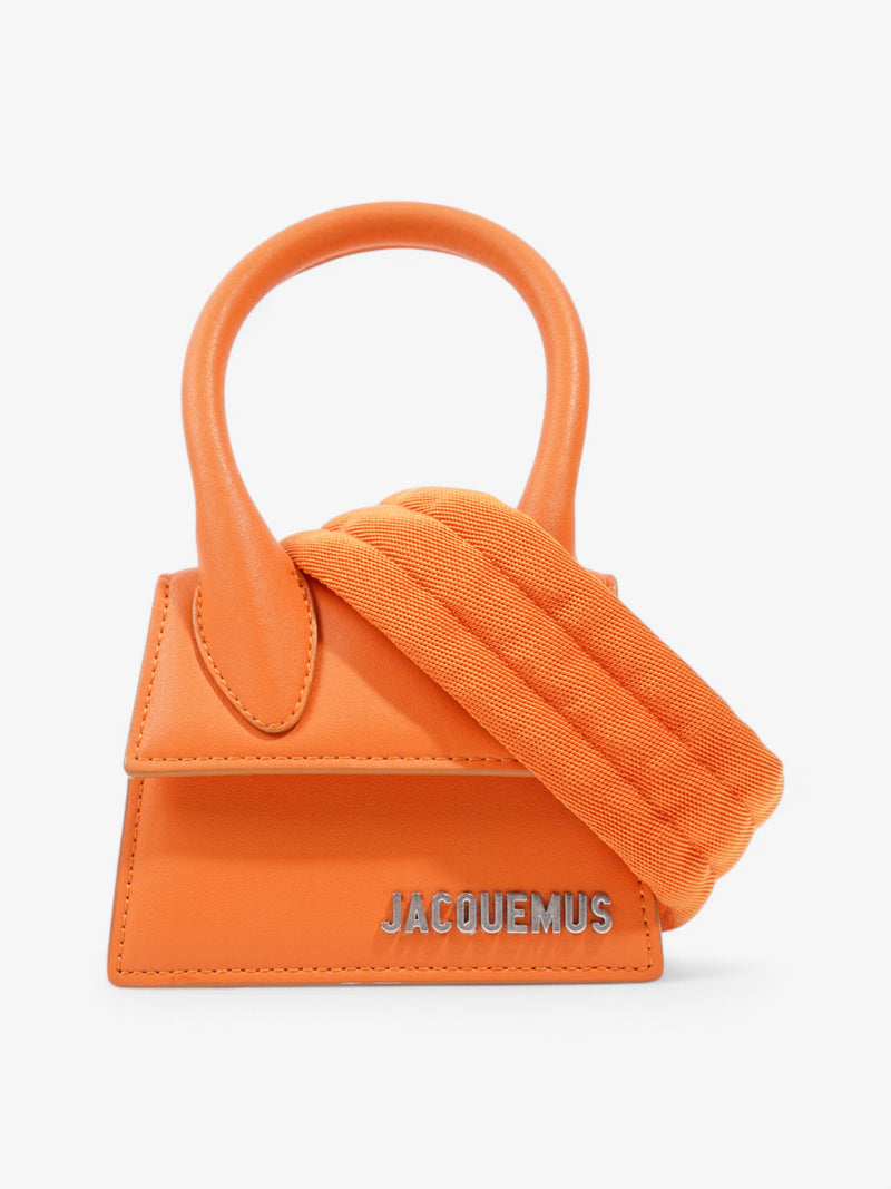  Jacquemus The Chiquito Orange Leather Mini