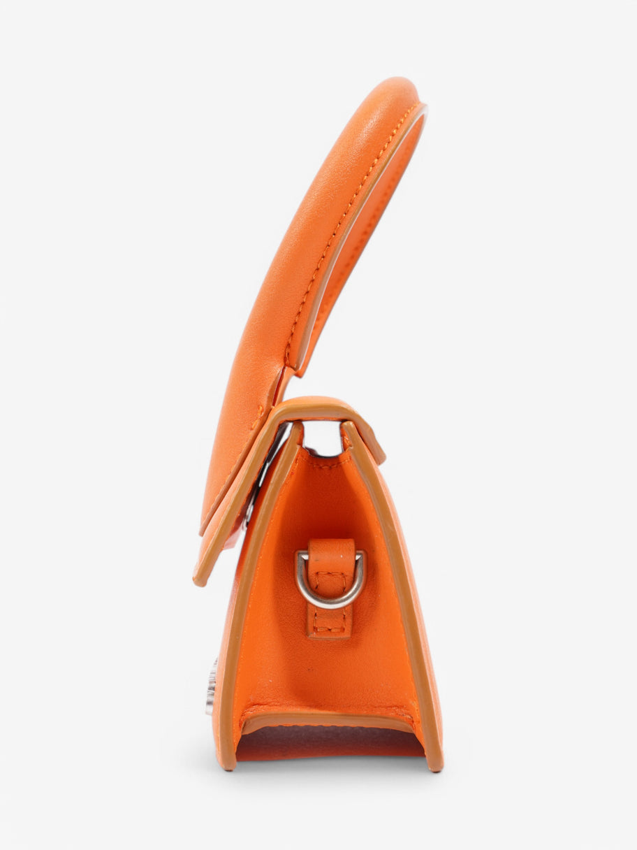 Jacquemus The Chiquito Orange Leather Mini Image 3