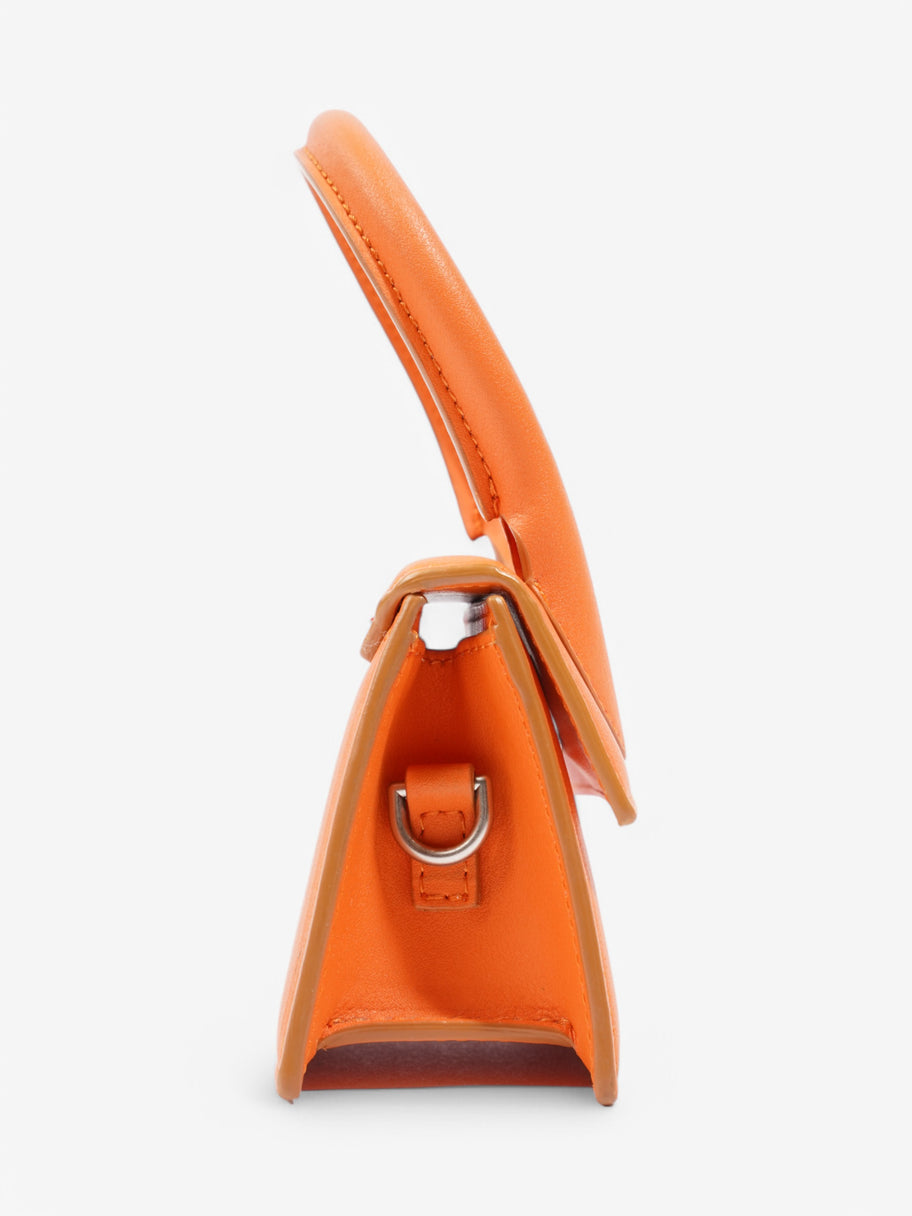 Jacquemus The Chiquito Orange Leather Mini Image 5