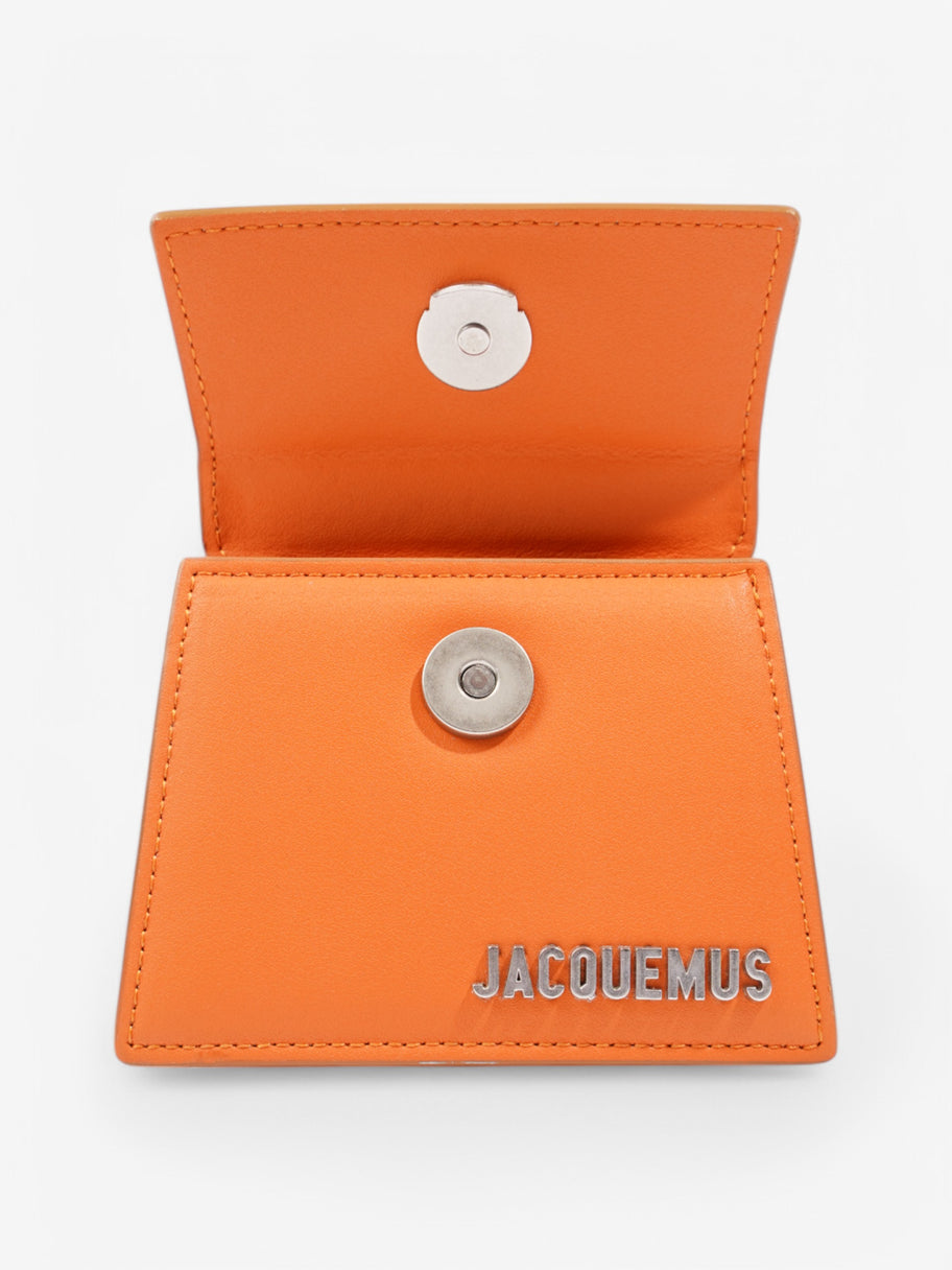 Jacquemus The Chiquito Orange Leather Mini Image 7