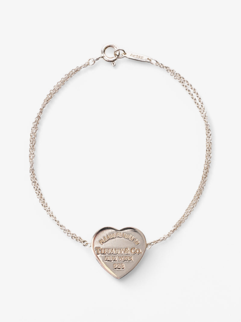 Tiffany and Co Return To Tiffany Heart Tag Bracelet Silver Silver Sterling