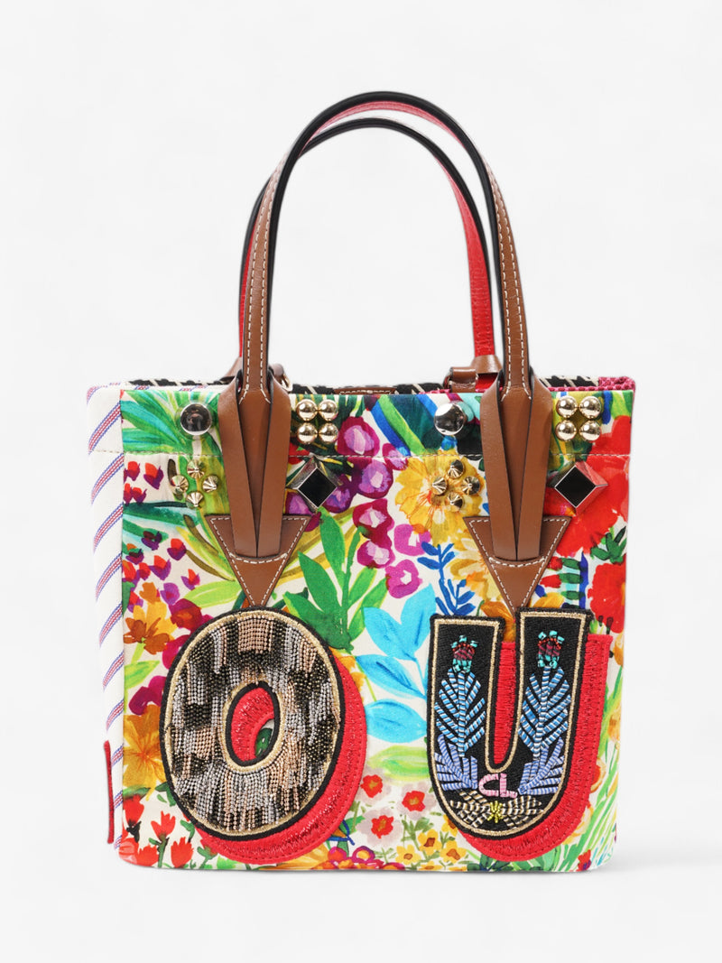  Christian Louboutin Caracaba Tote Multicoloured Canvas