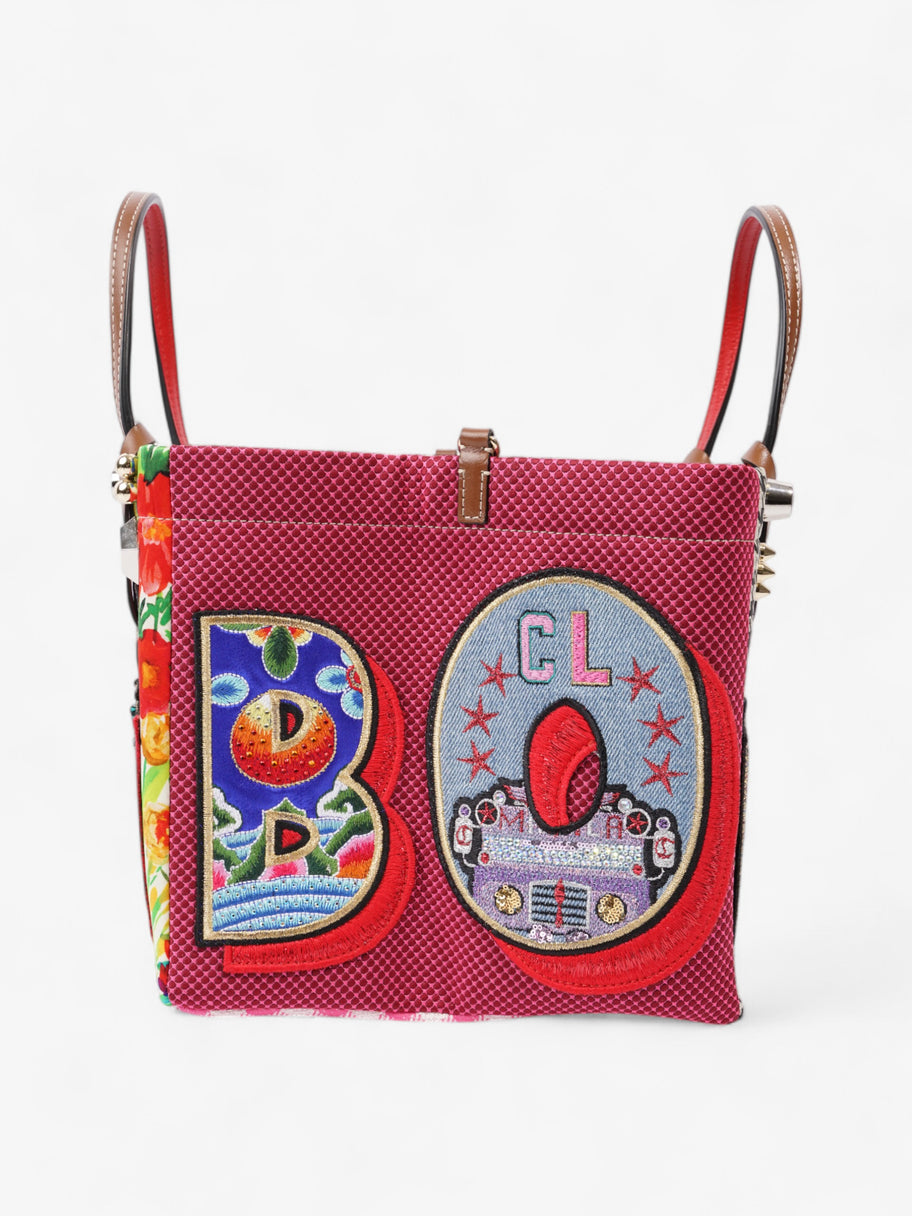 Christian Louboutin Caracaba Tote Multicoloured Canvas Image 5