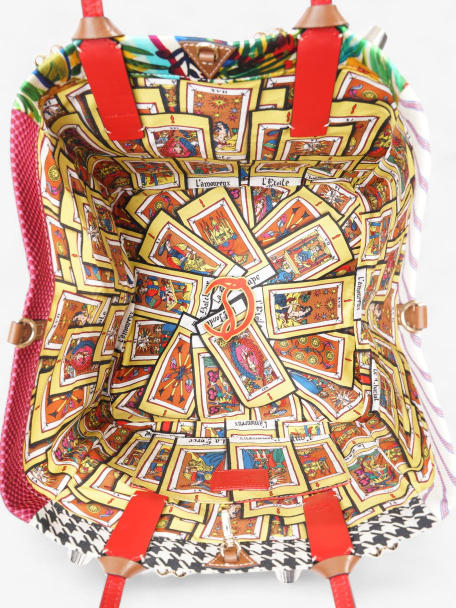 Christian Louboutin Caracaba Tote Multicoloured Canvas Image 9