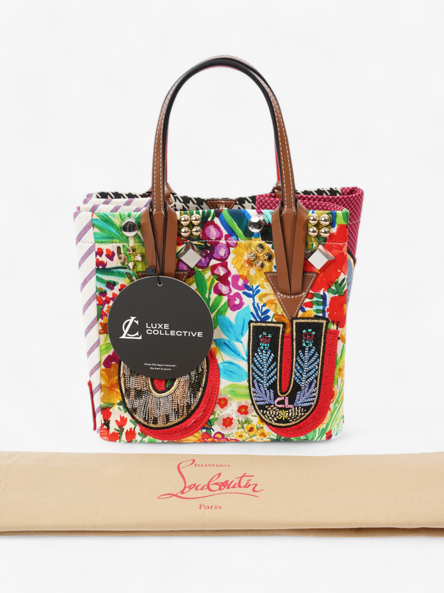 Christian Louboutin Caracaba Tote Multicoloured Canvas Image 10