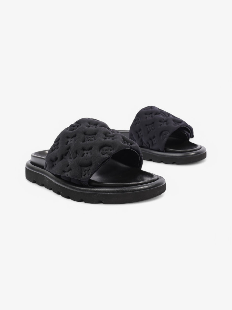 Louis Vuitton Pool Slides Black Neoprene EU 38 UK 5 Image 2