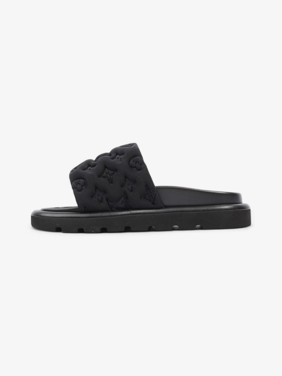 Louis Vuitton Pool Slides Black Neoprene EU 38 UK 5 Image 3