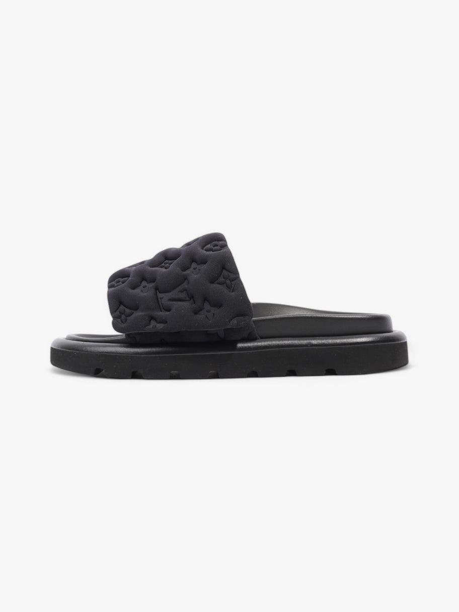 Louis Vuitton Pool Slides Black Neoprene EU 38 UK 5 Image 5