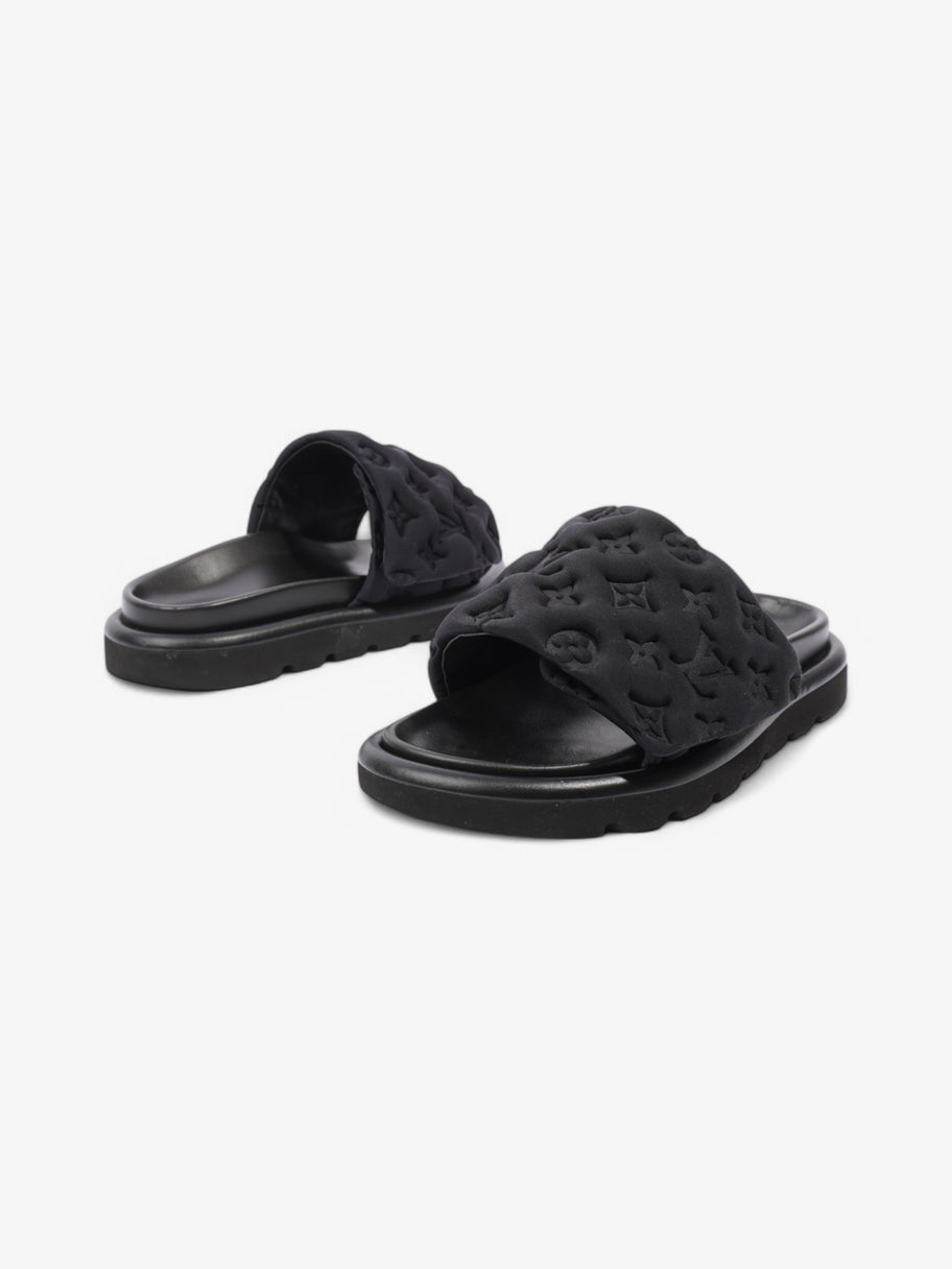 Louis Vuitton Pool Slides Black Neoprene EU 38 UK 5 Image 9