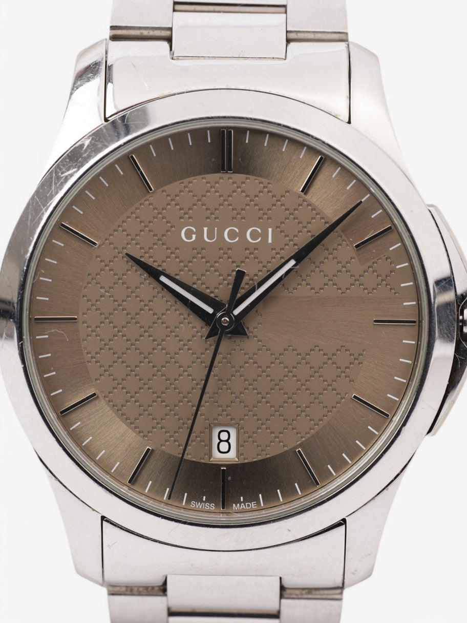 Gucci G Watch Silver Stainless Steel 38mm Image 5