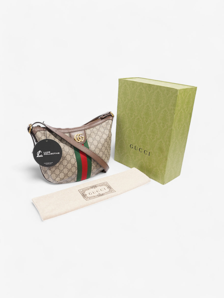 Gucci Ophidia GG Supreme / Green / Red Canvas Small Image 9