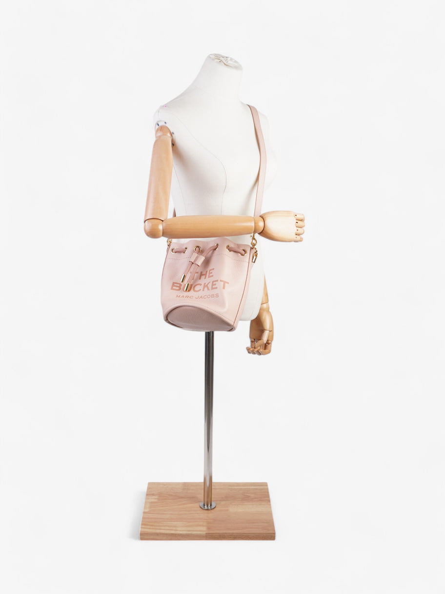 Marc Jacobs The Bucket Bag Pale Pink Leather Mini Image 2