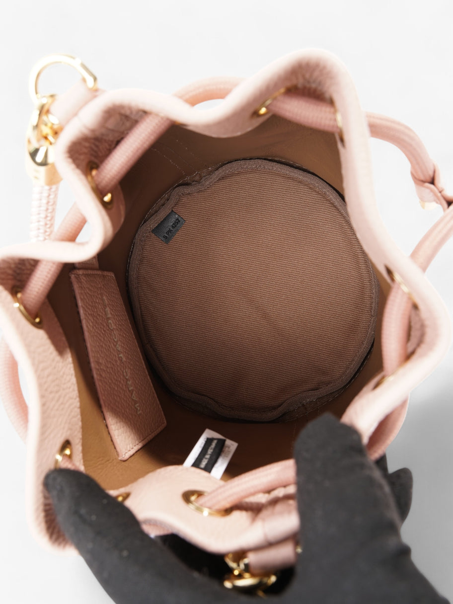 Marc Jacobs The Bucket Bag Pale Pink Leather Mini Image 8