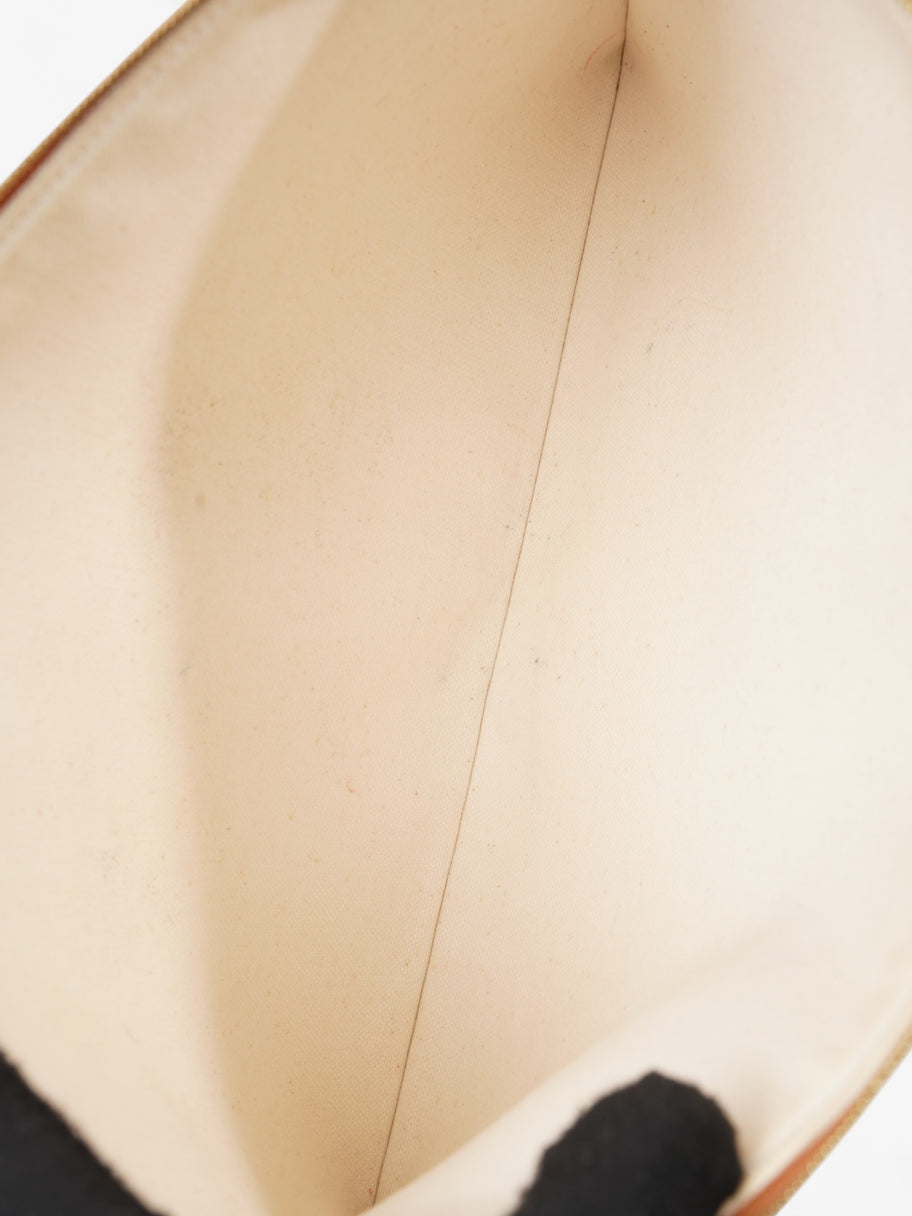 Celine Pouch Beige / Brown Cotton Image 6