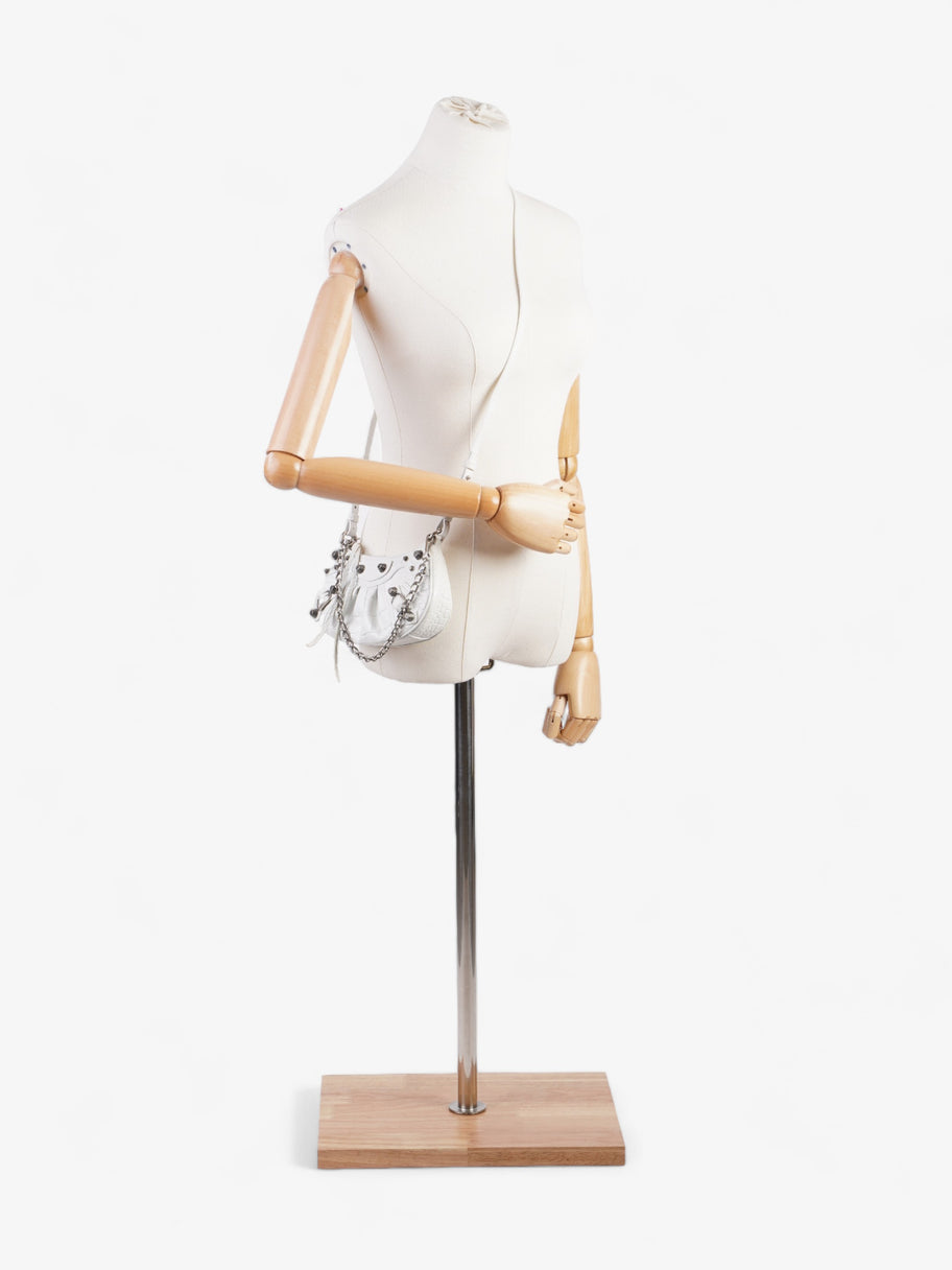 Balenciaga Le Cagole Mini White Leather Image 2