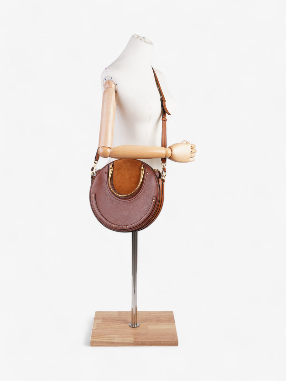 Chloe Pixie Bag Saffron Red / Tan Calfskin Leather Medium Image 3