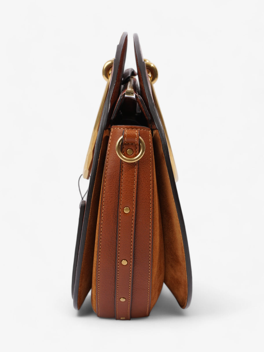 Chloe Pixie Bag Saffron Red / Tan Calfskin Leather Medium Image 2