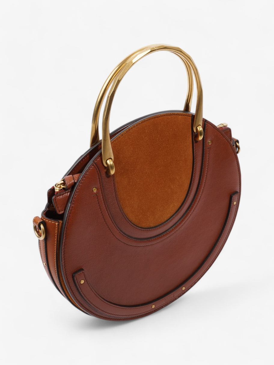 Chloe Pixie Bag Saffron Red / Tan Calfskin Leather Medium Image 7