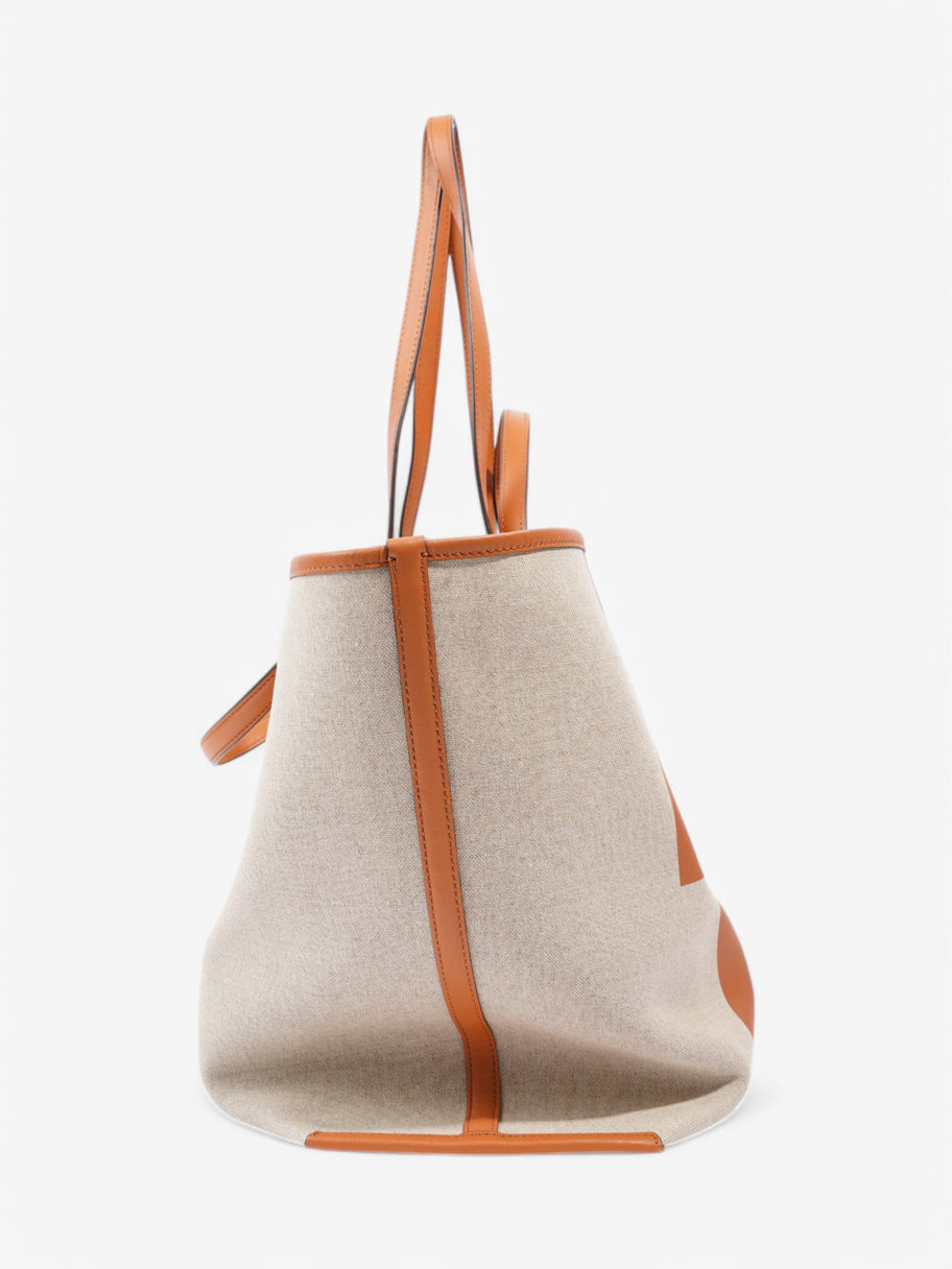 MCM Large Tote Bag Beige  / Brown Canvas Large Image 5