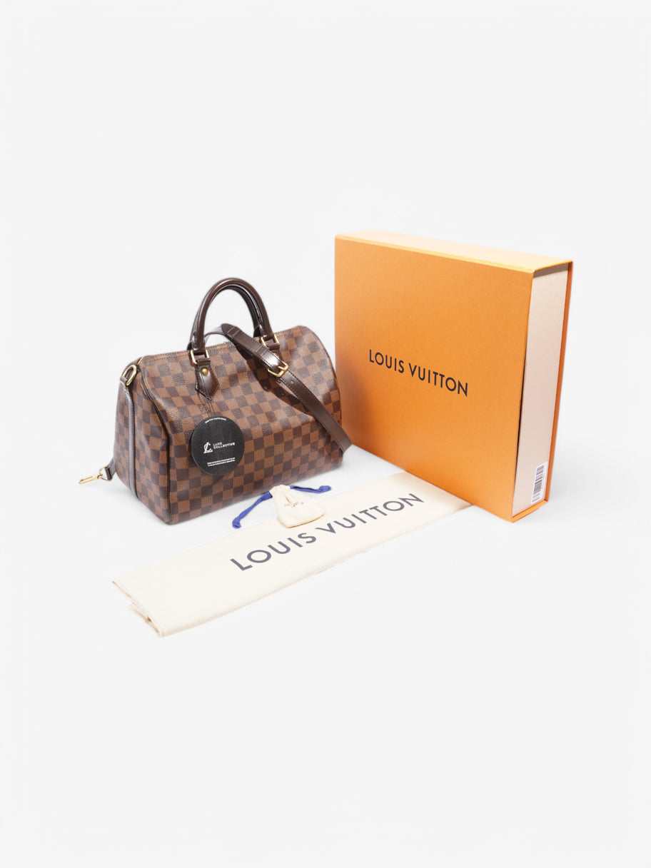 Louis Vuitton Speedy Bandouliere Damier Ebene Coated Canvas 30 Image 10