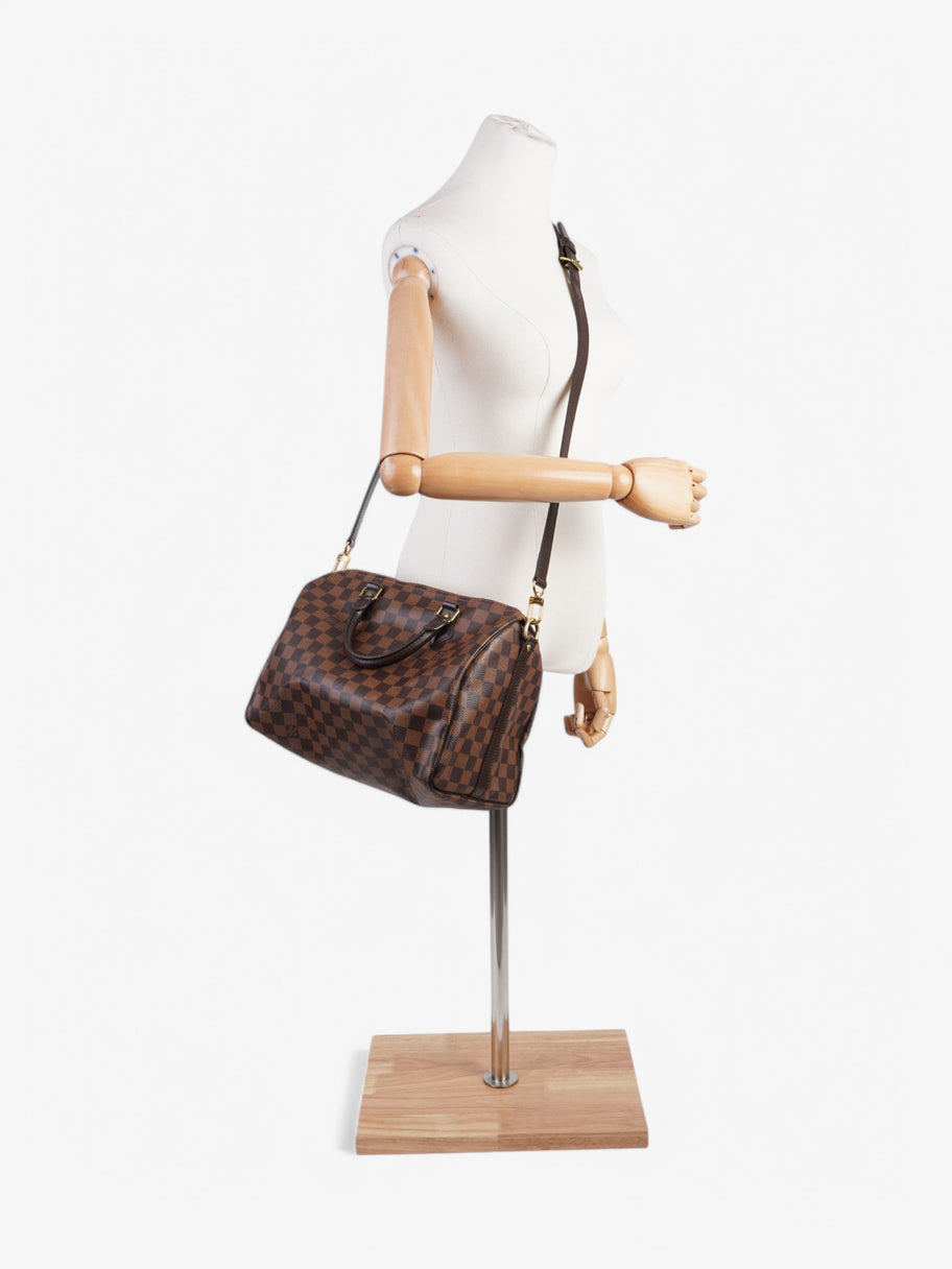Louis Vuitton Speedy Bandouliere Damier Ebene Coated Canvas 30 Image 2