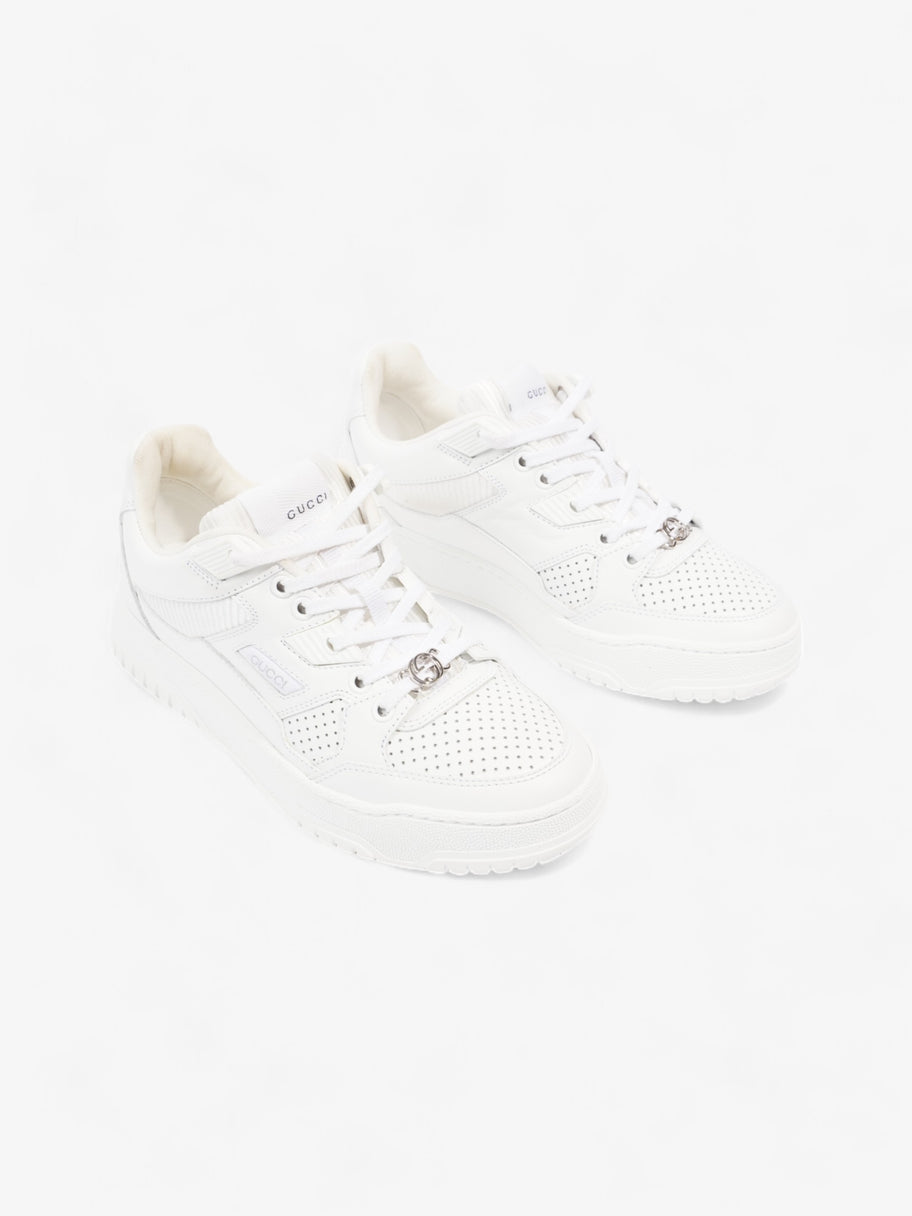 Gucci Interlocking GG Sneakers White  Leather EU 37.5 UK 4.5 Image 2