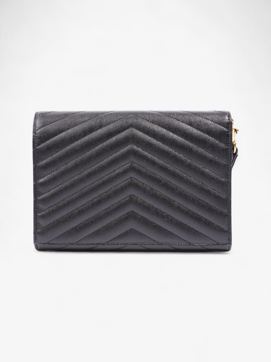 Saint Laurent New Pouch Black Leather 21 x 16 x 3 Image 4