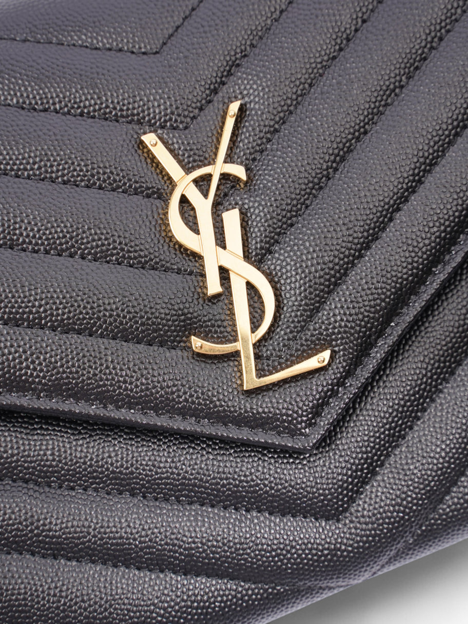 Saint Laurent New Pouch Black Leather 21 x 16 x 3 Image 7