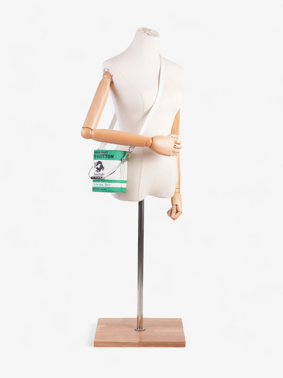 Louis Vuitton Paint Can Bag Green / White / Black Leather Image 1