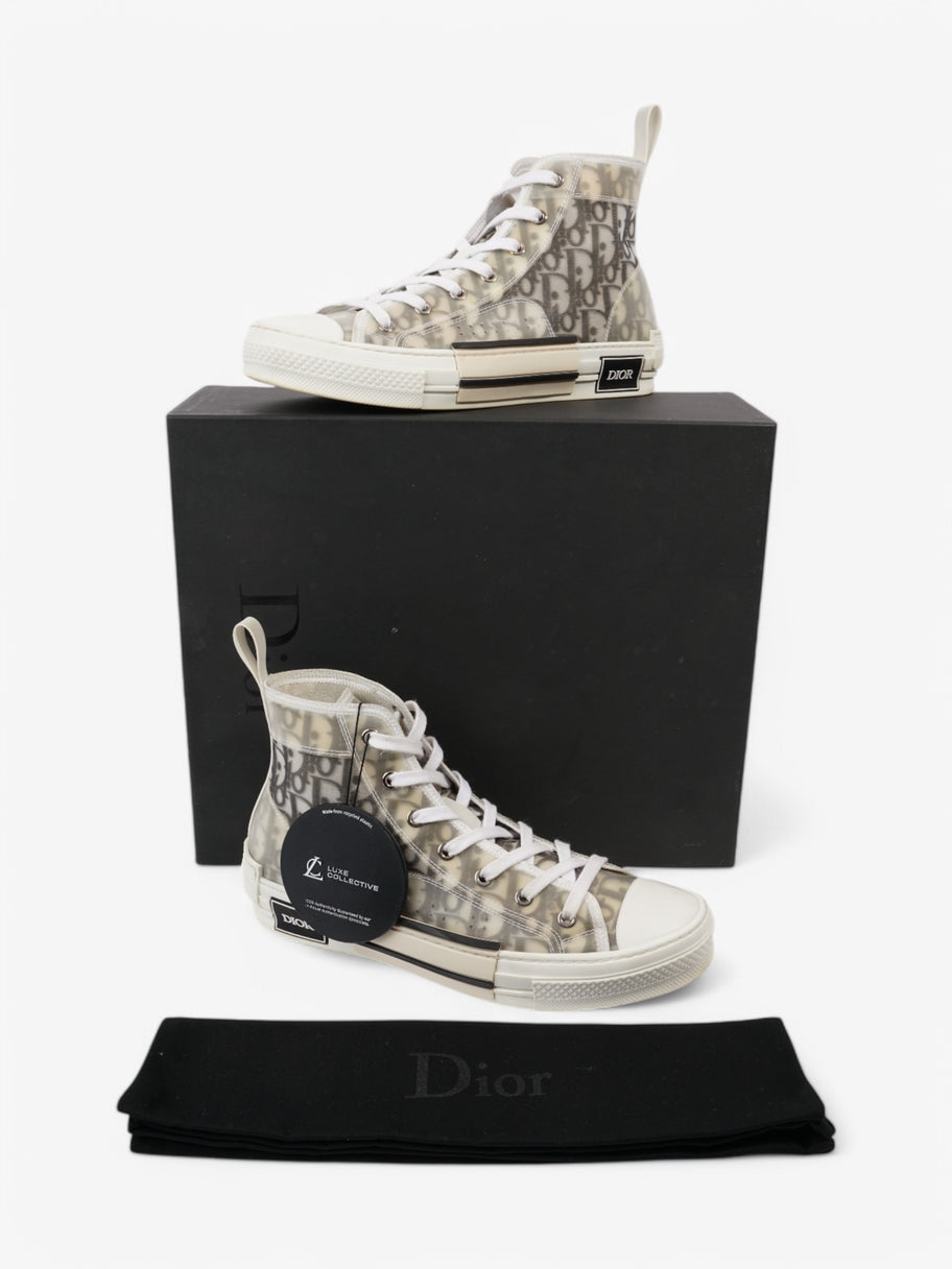 Christian Dior B23 High-tops White  / Grey Oblique Mesh EU 40 UK 6 Image 9