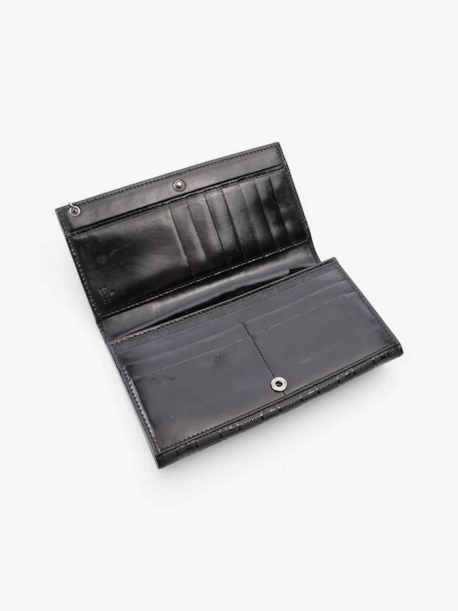Gucci Guccissima Wallet Black Patent Leather Image 3