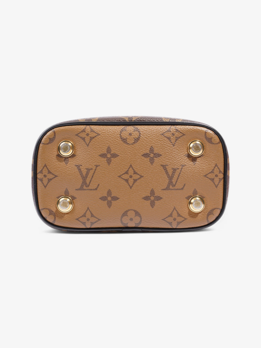 Louis Vuitton Vanity with Chain Monogram / Monogram Reverse / Black Coated Canvas PM Image 6