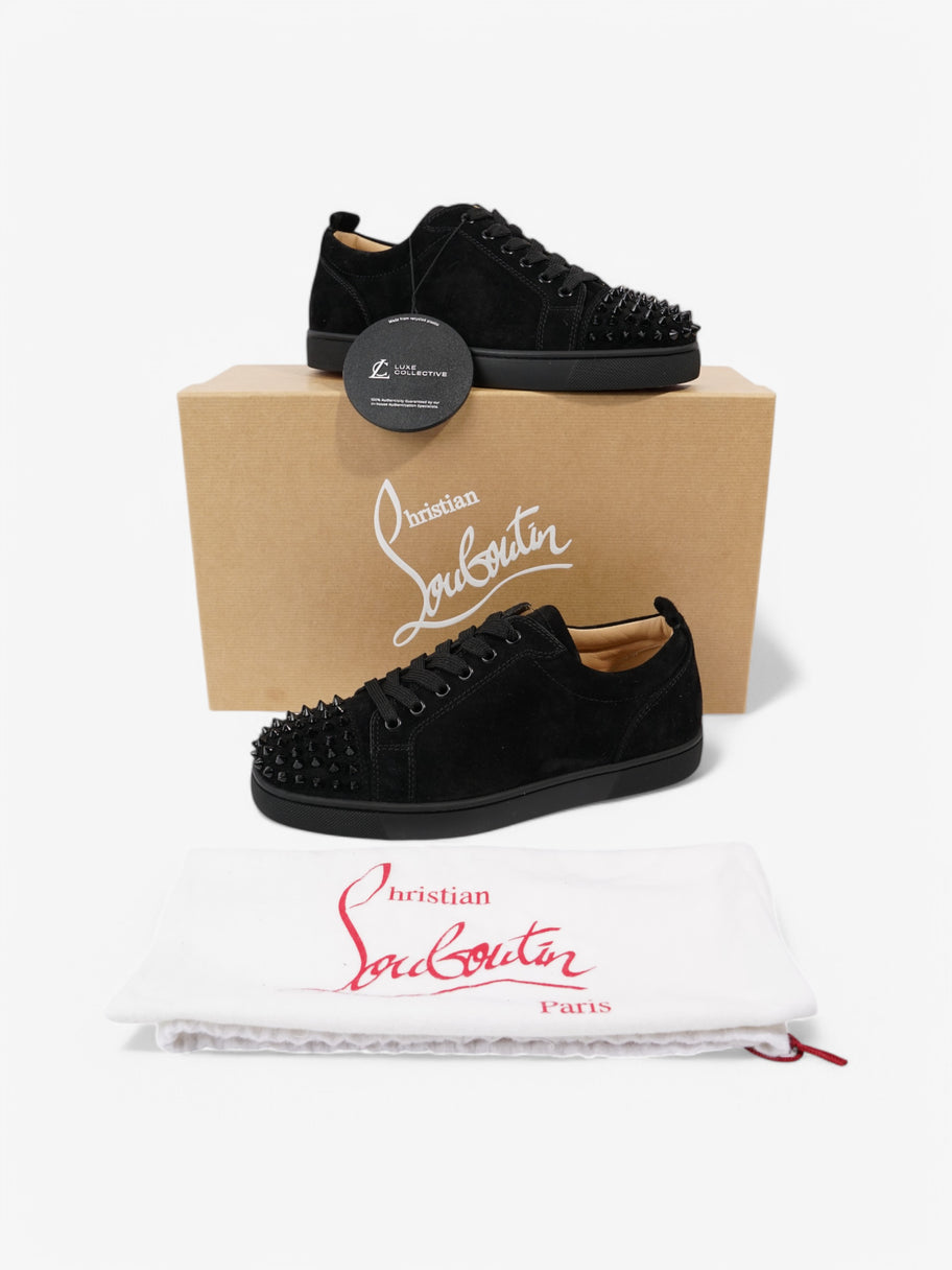 Christian Louboutin Louis Junior Spikes Black Suede EU 40 UK 6 Image 8
