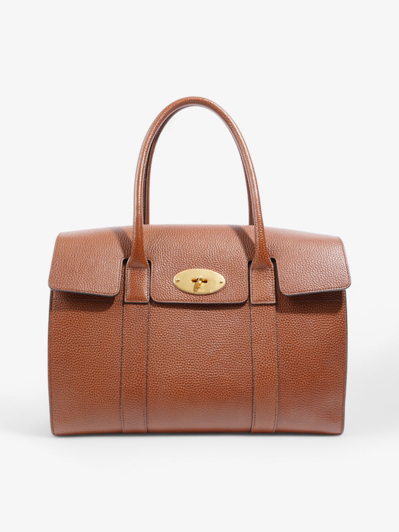  Mulberry Bayswater Oak Classic Grain Brown Grained Leather