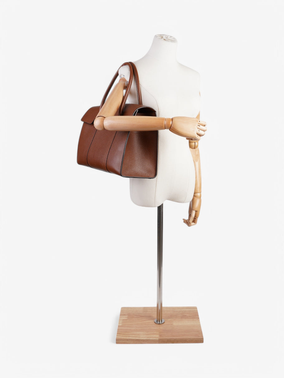 Mulberry Bayswater Oak Classic Grain Brown Grained Leather Image 2