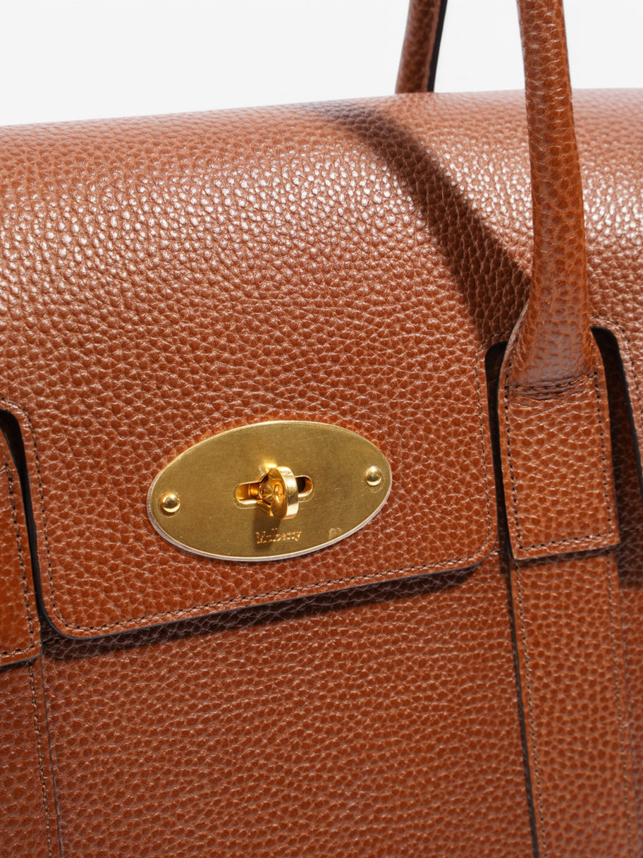Mulberry Bayswater Oak Classic Grain Brown Grained Leather Image 7