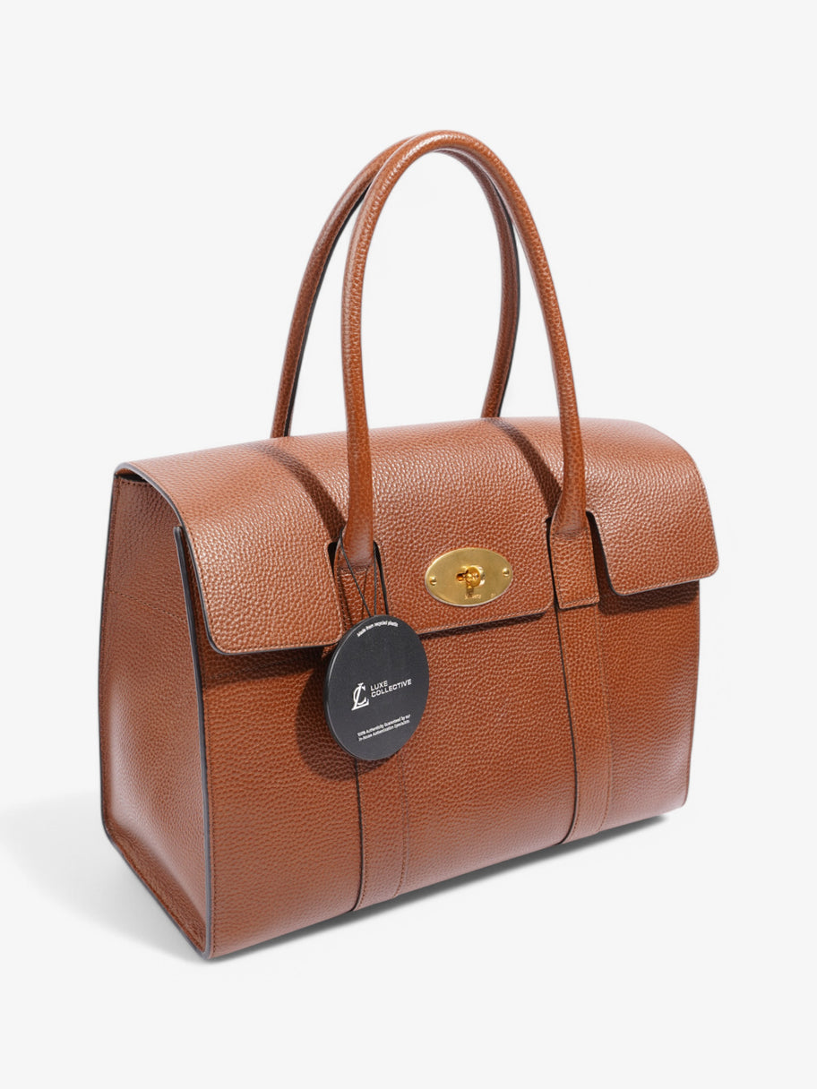 Mulberry Bayswater Oak Classic Grain Brown Grained Leather Image 9