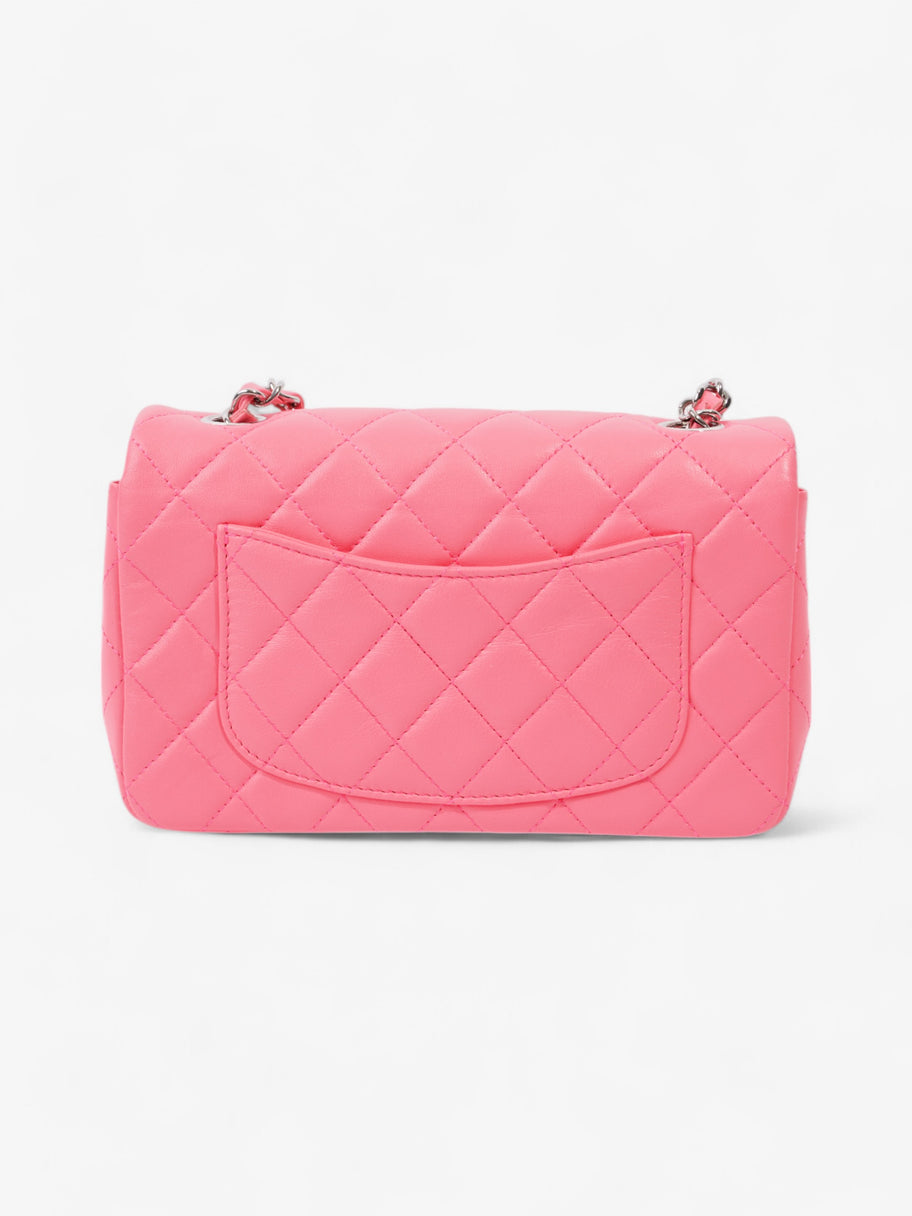 Chanel Classic Flap Neon Pink Lambskin Leather Mini Image 4