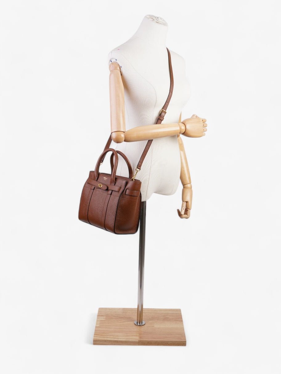 Mulberry Zipped Bayswater Oak Grained Leather Mini Image 2