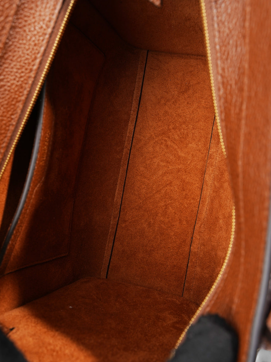 Mulberry Zipped Bayswater Oak Grained Leather Mini Image 8