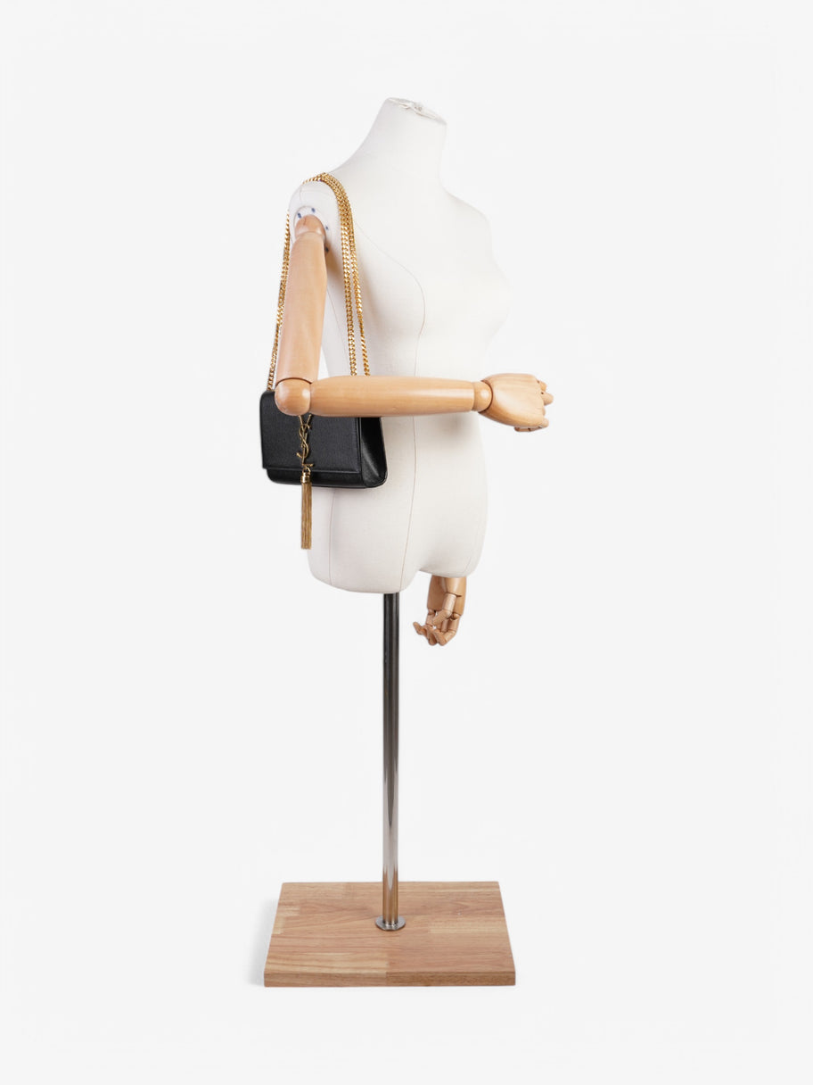 Saint Laurent Kate Tassle Black Leather Small Image 2