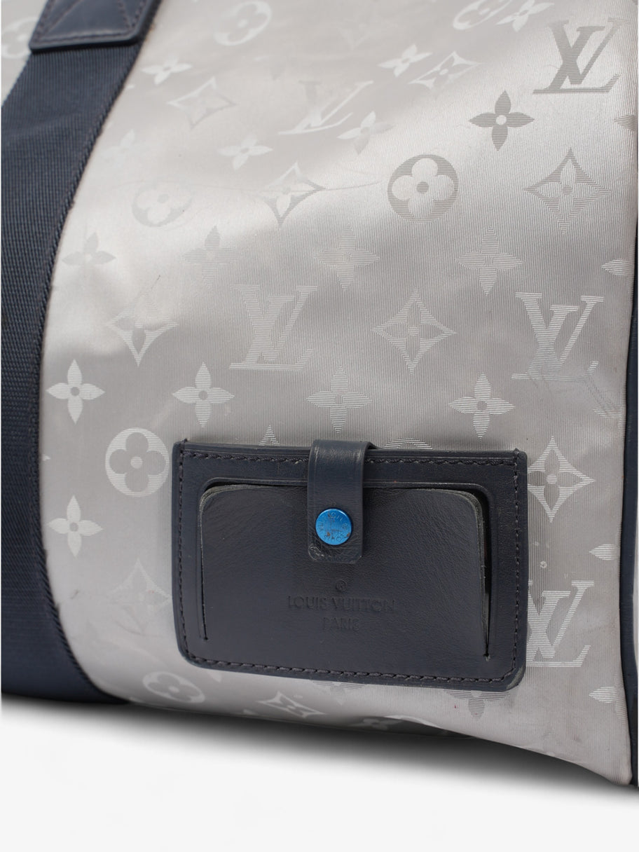 Louis Vuitton Keepall Bandouliere Monogram Satellite / Navy Blue Canvas 50 Image 9