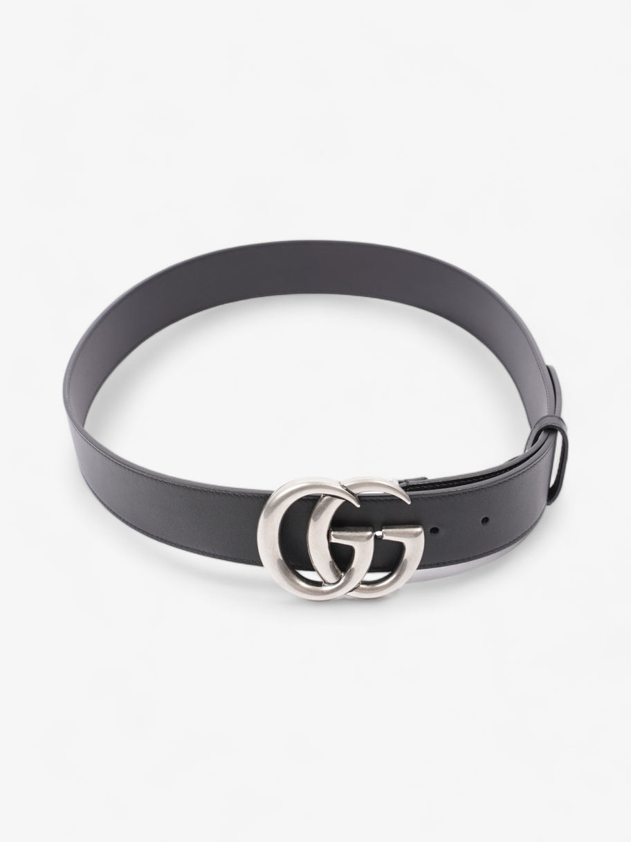 Gucci GG Marmont Wide Belt Black Leather 95cm 38mm Image 2