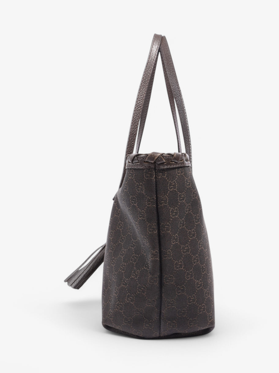 Gucci GG Tassel Tote GG Supreme / Brown Denim Image 3