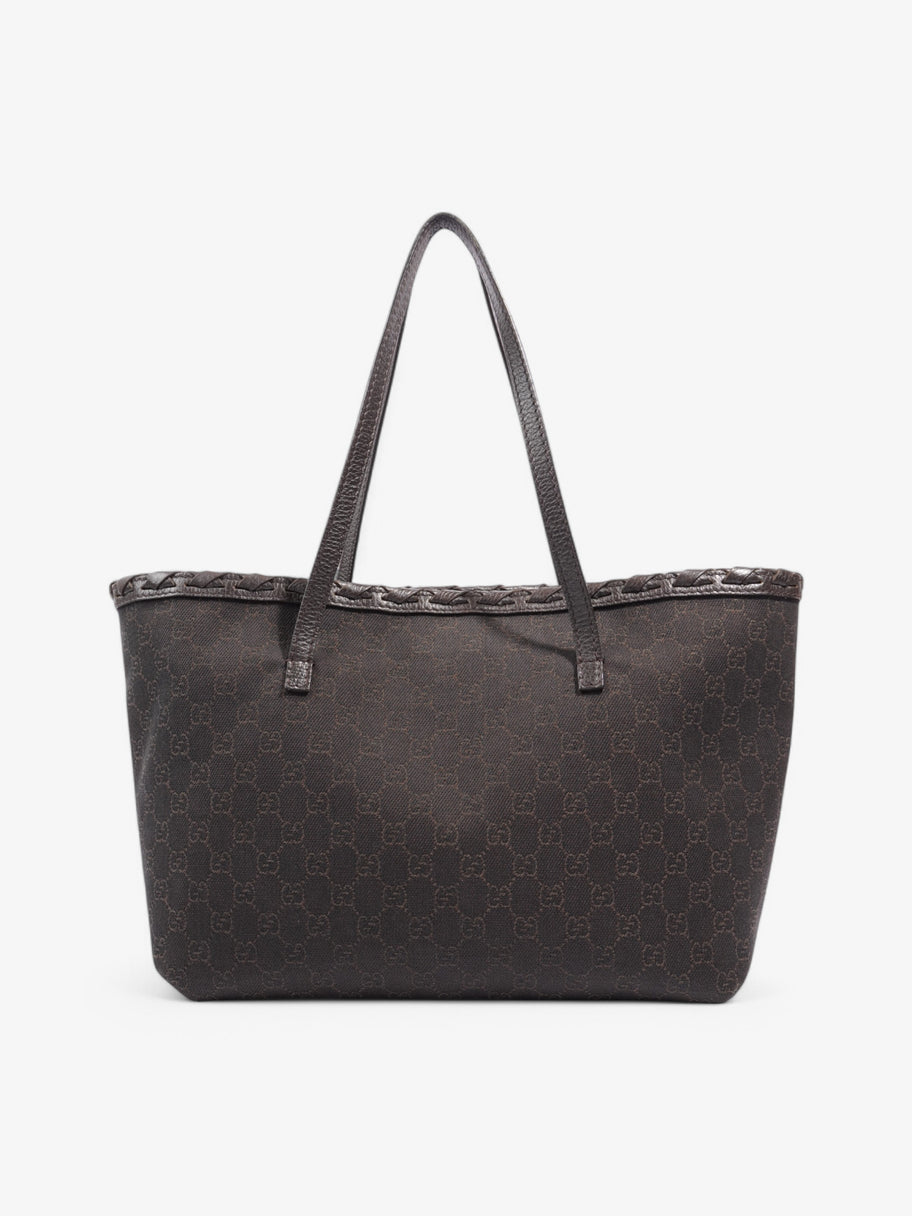 Gucci GG Tassel Tote GG Supreme / Brown Denim Image 4