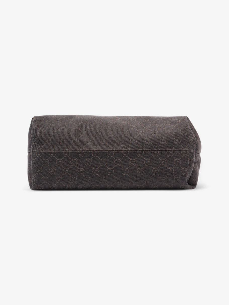 Gucci GG Tassel Tote GG Supreme / Brown Denim Image 6