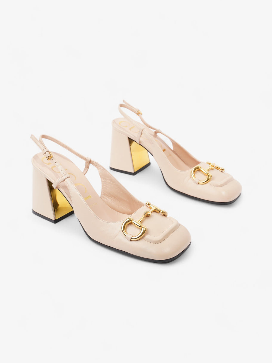 Gucci Horsebit Pump 60 Nude Leather EU 39 UK 6 Image 2