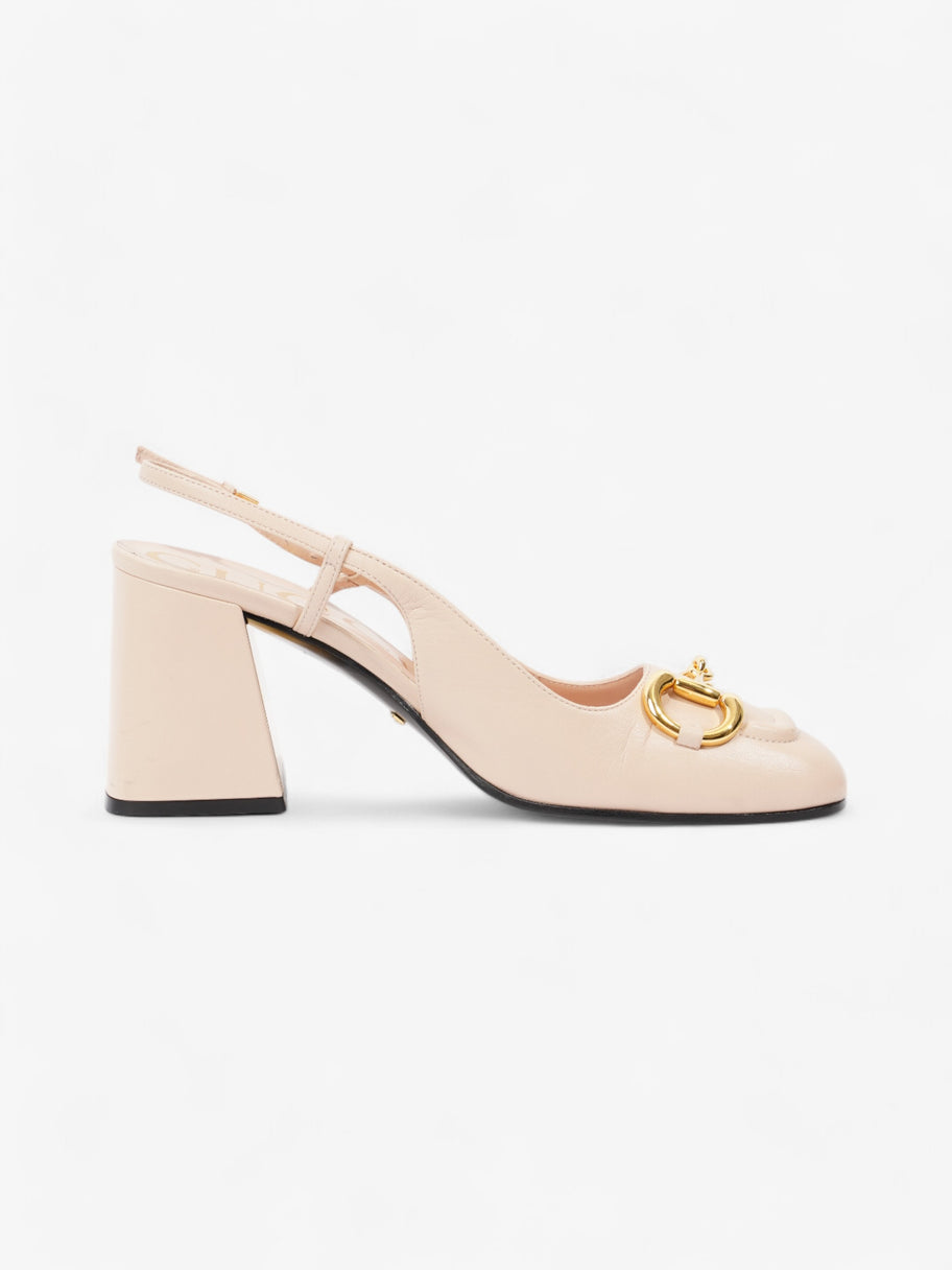 Gucci Horsebit Pump 60 Nude Leather EU 39 UK 6 Image 4