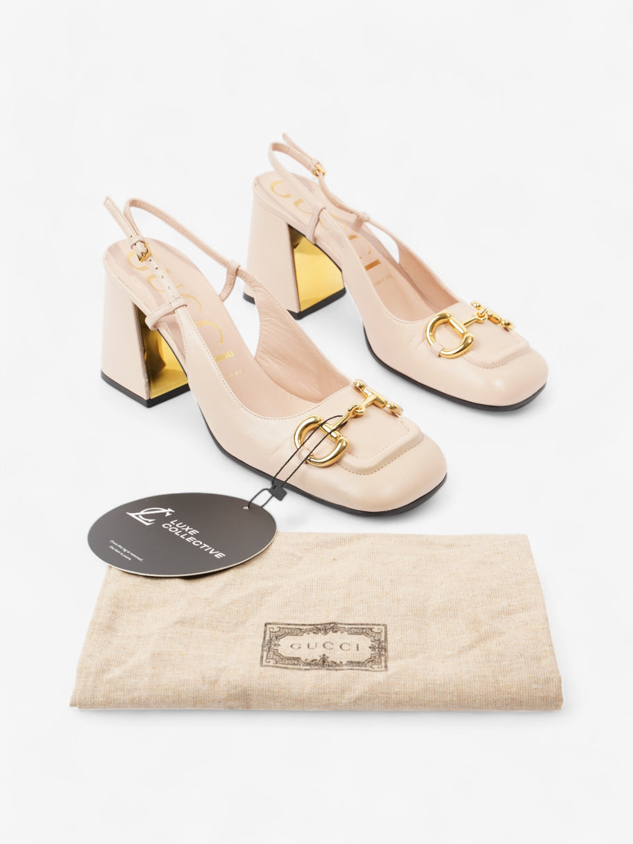 Gucci Horsebit Pump 60 Nude Leather EU 39 UK 6 Image 9