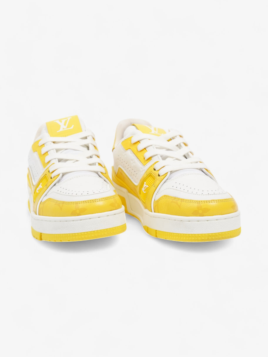 Louis Vuitton LV 54 Sneakers White  / Yellow Leather EU 35 UK 2 Image 2